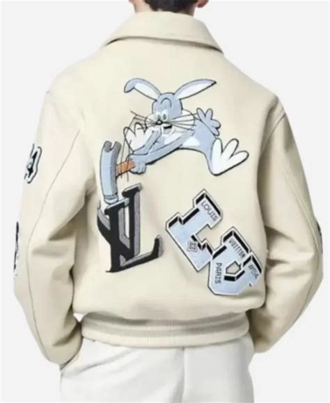 lv bugs bunny jacket|louis vuitton dreaming varsity jacket.